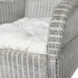vidaXL Sessel mit Kissen Grau Natur-Rattan und Leinen vidaXL Sessel mit Kissen Grau Natur-Rattan und Leinen