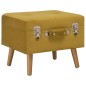 vidaXL Hocker mit Stauraum 40 cm Senfgelb Samt vidaXL Hocker mit Stauraum 40 cm Senfgelb Samt