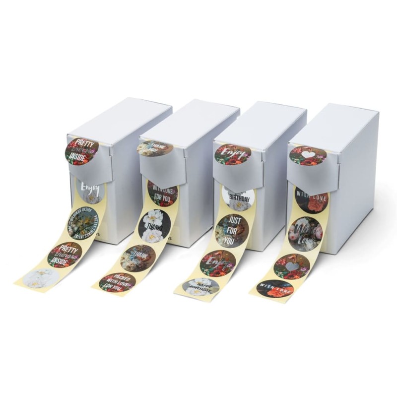 rillprint Geschenk-Aufkleber 250 Stk. x 4 Rollen Metallic rillprint Geschenk-Aufkleber 250 Stk. x 4 Rollen Metallic