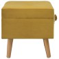 vidaXL Hocker mit Stauraum 40 cm Senfgelb Samt vidaXL Hocker mit Stauraum 40 cm Senfgelb Samt