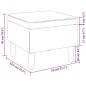vidaXL Hocker mit Holzbeinen Gelb Samt vidaXL Hocker mit Holzbeinen Gelb Samt