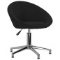 vidaXL Esszimmerstühle 2 Stk. Drehbar Schwarz Stoff vidaXL Esszimmerstühle 2 Stk. Drehbar Schwarz Stoff