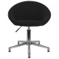 vidaXL Esszimmerstühle 2 Stk. Drehbar Schwarz Stoff vidaXL Esszimmerstühle 2 Stk. Drehbar Schwarz Stoff