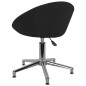 vidaXL Esszimmerstühle 2 Stk. Drehbar Schwarz Stoff vidaXL Esszimmerstühle 2 Stk. Drehbar Schwarz Stoff