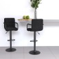 vidaXL Barhocker 2 Stk. Schwarz Samt vidaXL Barhocker 2 Stk. Schwarz Samt
