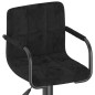 vidaXL Barhocker 2 Stk. Schwarz Samt vidaXL Barhocker 2 Stk. Schwarz Samt