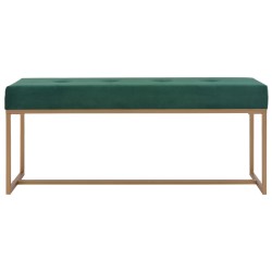 vidaXL Bank 120 cm Grün Samt