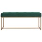 vidaXL Bank 120 cm Grün Samt vidaXL Bank 120 cm Grün Samt