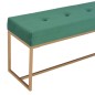 vidaXL Bank 120 cm Grün Samt vidaXL Bank 120 cm Grün Samt