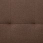 vidaXL Schlafsofa mit zwei Kissen Braun Polyester vidaXL Schlafsofa mit zwei Kissen Braun Polyester
