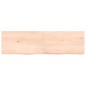 Waschtischplatte 140x40x6 cm Massivholz Unbehandelt Waschtischplatte 140x40x6 cm Massivholz Unbehandelt