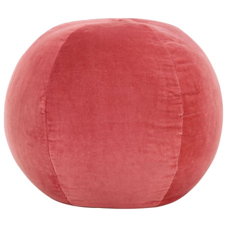 vidaXL Pouf Baumwollsamt 50×35 cm Rosa