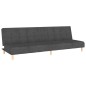vidaXL Schlafsofa 2-Sitzer Dunkelgrau Stoff vidaXL Schlafsofa 2-Sitzer Dunkelgrau Stoff