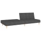 vidaXL Schlafsofa 2-Sitzer Dunkelgrau Stoff vidaXL Schlafsofa 2-Sitzer Dunkelgrau Stoff