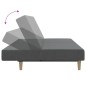 vidaXL Schlafsofa 2-Sitzer Hellgrau Stoff vidaXL Schlafsofa 2-Sitzer Hellgrau Stoff
