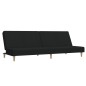 vidaXL Schlafsofa 2-Sitzer Schwarz Stoff vidaXL Schlafsofa 2-Sitzer Schwarz Stoff