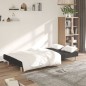 vidaXL Schlafsofa 2-Sitzer Schwarz Stoff vidaXL Schlafsofa 2-Sitzer Schwarz Stoff