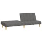 vidaXL Schlafsofa 2-Sitzer Hellgrau Stoff vidaXL Schlafsofa 2-Sitzer Hellgrau Stoff