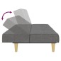 vidaXL Schlafsofa 2-Sitzer Hellgrau Stoff vidaXL Schlafsofa 2-Sitzer Hellgrau Stoff