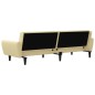 vidaXL Schlafsofa 2-Sitzer Creme Samt vidaXL Schlafsofa 2-Sitzer Creme Samt