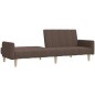 vidaXL Schlafsofa 2-Sitzer Taupe Stoff vidaXL Schlafsofa 2-Sitzer Taupe Stoff