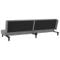 vidaXL Schlafsofa 2-Sitzer mit 2 Kissen Hellgrau Samt vidaXL Schlafsofa 2-Sitzer mit 2 Kissen Hellgrau Samt