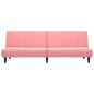 vidaXL Schlafsofa 2-Sitzer Rosa Samt vidaXL Schlafsofa 2-Sitzer Rosa Samt