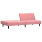 vidaXL Schlafsofa 2-Sitzer Rosa Samt vidaXL Schlafsofa 2-Sitzer Rosa Samt