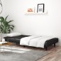 vidaXL Schlafsofa 2-Sitzer Schwarz Kunstleder vidaXL Schlafsofa 2-Sitzer Schwarz Kunstleder
