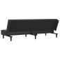 vidaXL Schlafsofa 2-Sitzer Schwarz Kunstleder vidaXL Schlafsofa 2-Sitzer Schwarz Kunstleder