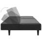 vidaXL Schlafsofa 2-Sitzer Schwarz Kunstleder vidaXL Schlafsofa 2-Sitzer Schwarz Kunstleder