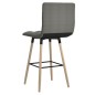 vidaXL Barhocker 2 Stk. Hellgrau Stoff vidaXL Barhocker 2 Stk. Hellgrau Stoff