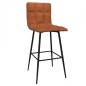 vidaXL Barhocker Hellbraun Kunstleder vidaXL Barhocker Hellbraun Kunstleder