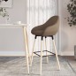 vidaXL Barhocker Braun Stoff vidaXL Barhocker Braun Stoff