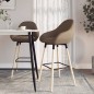 vidaXL Barhocker 2 Stk. Braun Stoff vidaXL Barhocker 2 Stk. Braun Stoff