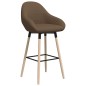 vidaXL Barhocker 2 Stk. Braun Stoff vidaXL Barhocker 2 Stk. Braun Stoff