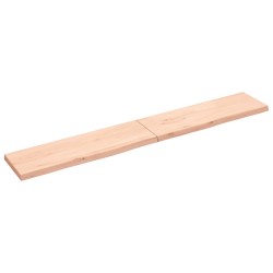 Waschtischplatte 200x30x4 cm Massivholz Unbehandelt