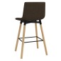 vidaXL Barhocker Braun Stoff vidaXL Barhocker Braun Stoff