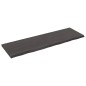 Waschtischplatte Dunkelgrau 160x50x4 cm Massivholz Behandelt Waschtischplatte Dunkelgrau 160x50x4 cm Massivholz Behandelt
