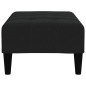 vidaXL Hocker Schwarz Mikrofasergewebe vidaXL Hocker Schwarz Mikrofasergewebe