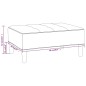 vidaXL Hocker Schwarz Mikrofasergewebe vidaXL Hocker Schwarz Mikrofasergewebe