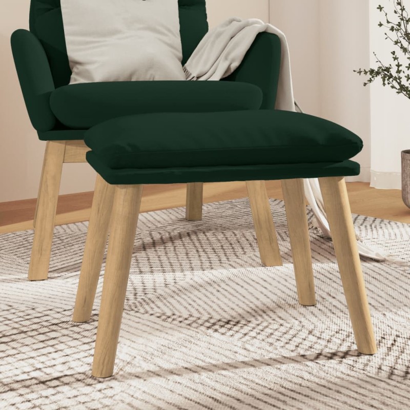 vidaXL Fußhocker Dunkelgrün 45x29,5x35 cm Samt vidaXL Fußhocker Dunkelgrün 45x29,5x35 cm Samt