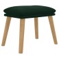 vidaXL Fußhocker Dunkelgrün 45x29,5x35 cm Samt vidaXL Fußhocker Dunkelgrün 45x29,5x35 cm Samt
