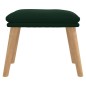 vidaXL Fußhocker Dunkelgrün 45x29,5x35 cm Samt vidaXL Fußhocker Dunkelgrün 45x29,5x35 cm Samt