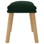vidaXL Fußhocker Dunkelgrün 45x29,5x35 cm Samt vidaXL Fußhocker Dunkelgrün 45x29,5x35 cm Samt