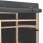 vidaXL Kleiderschrank Grau 110 x 40 x 170 cm Stoff vidaXL Kleiderschrank Grau 110 x 40 x 170 cm Stoff