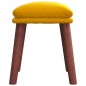 vidaXL Fußhocker Senfgelb 45x29,5x35 cm Samt vidaXL Fußhocker Senfgelb 45x29,5x35 cm Samt