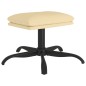 vidaXL Fußhocker Cremeweiß 60x60x36 cm Samt vidaXL Fußhocker Cremeweiß 60x60x36 cm Samt