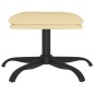 vidaXL Fußhocker Cremeweiß 60x60x36 cm Samt vidaXL Fußhocker Cremeweiß 60x60x36 cm Samt