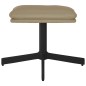vidaXL Fußhocker Cappuccino-Braun 60x60x36 cm Kunstleder vidaXL Fußhocker Cappuccino-Braun 60x60x36 cm Kunstleder